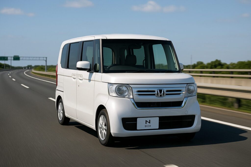 高速道路を走るN-BOX