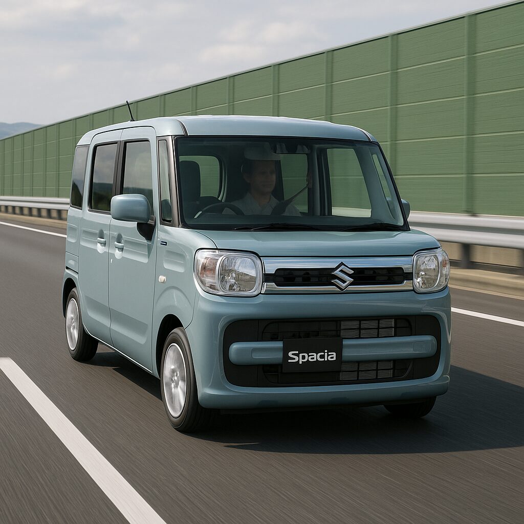 高速を走る軽自動車