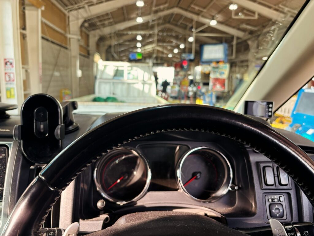 車検場の検査ライン