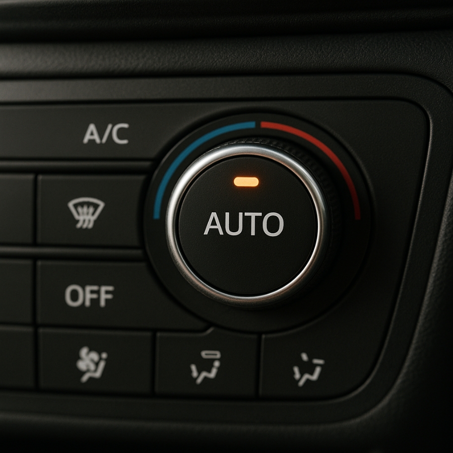autoエアコンが作動している